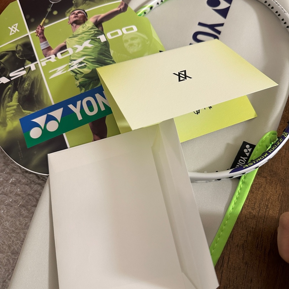 Yonex Astrox Racket - Lime and White